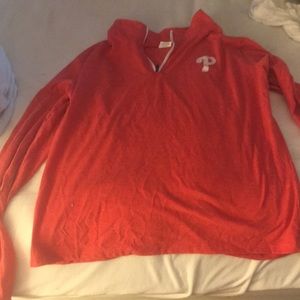 Philadelphia Phillies Women’s Red 3/4 ZIP